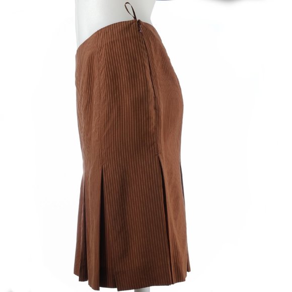 Jean-Paul GAULTIER FEMME Brown Skirt sz 40 - Picture 5 of 11